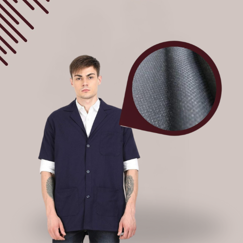 Mahaveer Uniforms - Navy Blue Medical Uniform Shirt